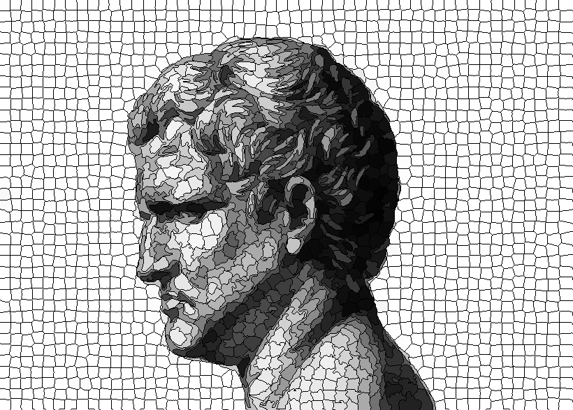 Feldherr und Baumeister Agrippa Portraitansicht
